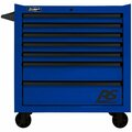 Homak RS Pro 36'' Blue 7-Drawer Roller Cabinet BL04036070 571BL04036070